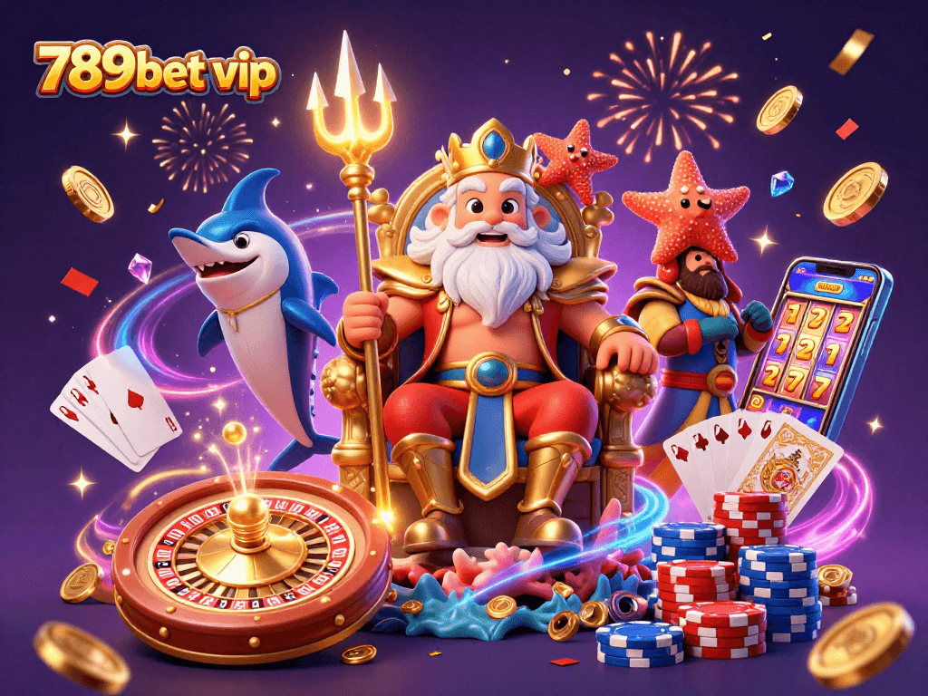 Engage with 789bet vip in an exciting casino atmosphere surrounded by dynamic game elements and vibrant visuals.