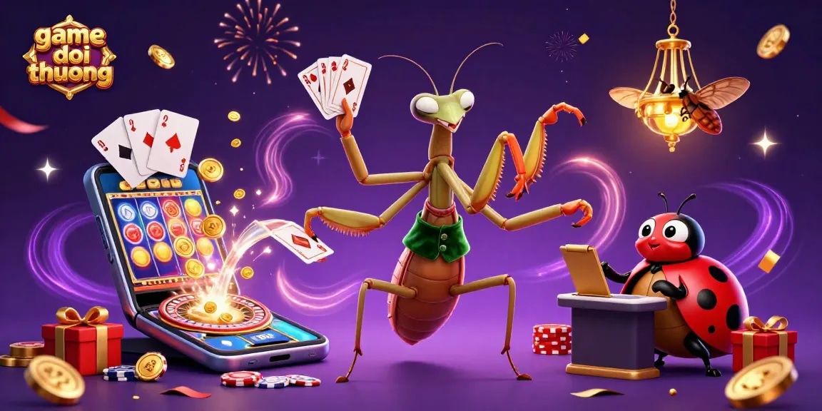 Engage in game doi thuong with a vibrant 3D casino scene showcasing dynamic characters and immersive gaming elements.