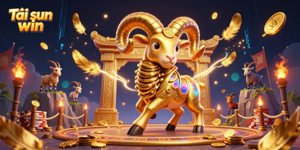 Experience excitement and winnings with Tải sun win in a thrilling 3D casino atmosphere, featuring dynamic action and gold symbols.