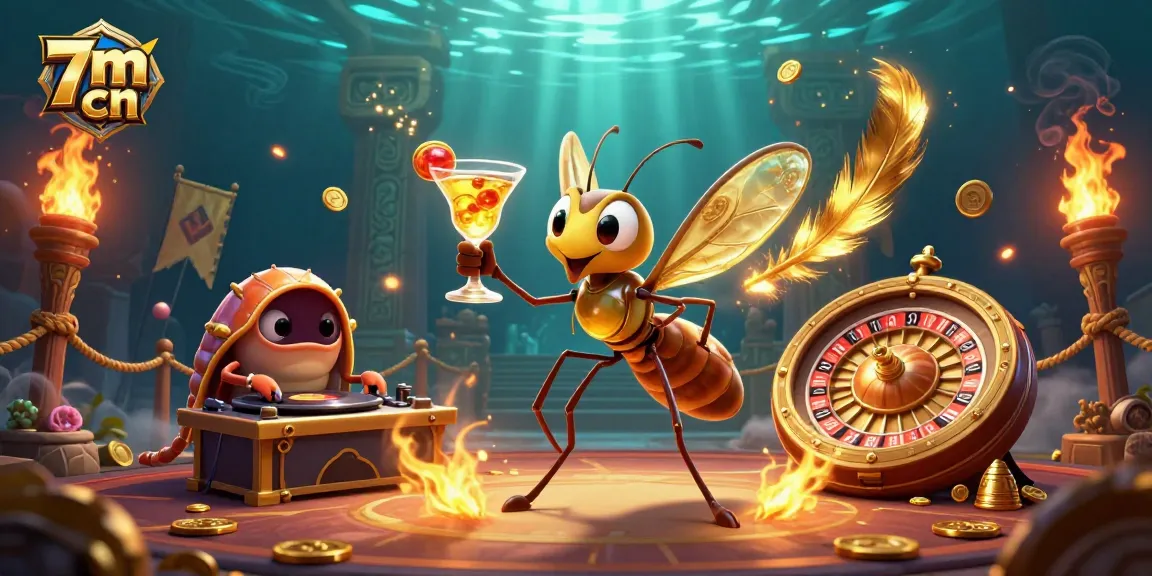 Experience the excitement of 7m cn with a thrilling casino scene featuring vibrant characters and elements.