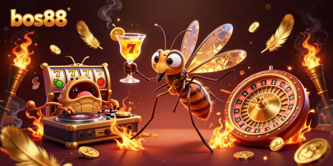 Engage with bos88 in an immersive casino scene featuring unique characters and vibrant game elements.