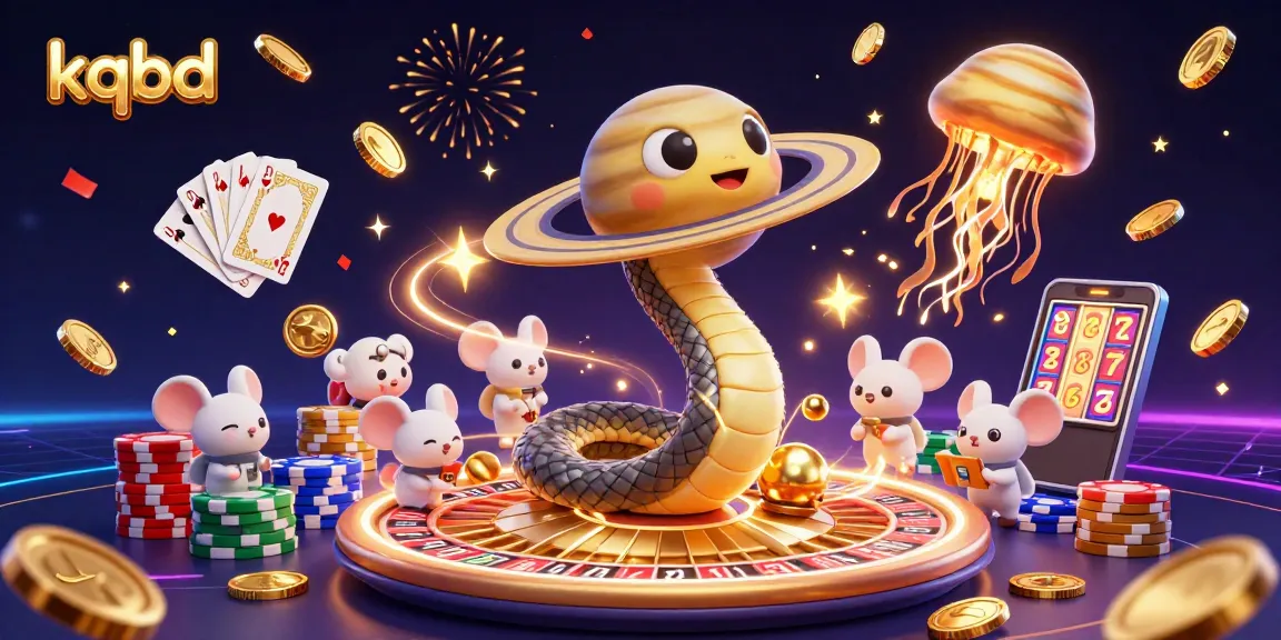 Bet on kqbd results with cosmic snake roulette, astronaut mice, and golden jellyfish dealer.