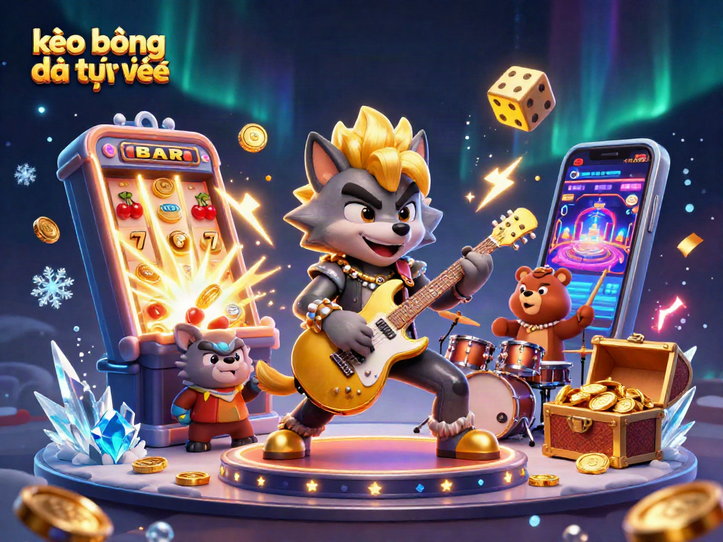 Betting strategies come alive in the electrifying kèo bóng đá trực tuyến scene filled with action and vibrant colors.