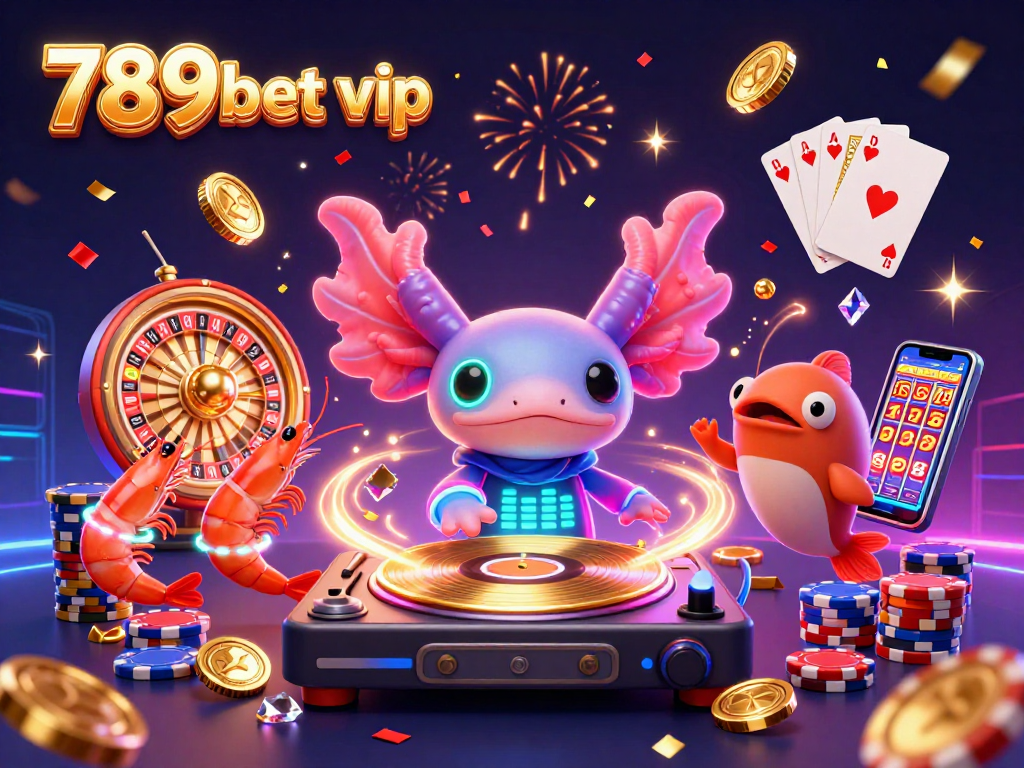 Engage in vibrant 789bet vip gaming with a dazzling underwater DJ and dynamic casino elements.