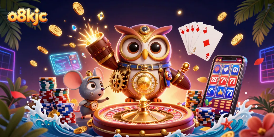 Experience thrilling gambling adventures with o8kjc in a vibrant casino scene filled with excitement.