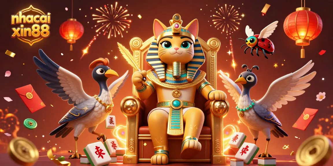 Experience high-stakes action with nha cai xin88 amid 3D characters showcasing thrilling casino elements and magical energy.