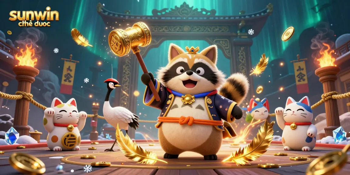 Engage in a thrilling world of fortune with sunwin chính thức, where a cheerful tanuki guides players through vibrant casino adventures.