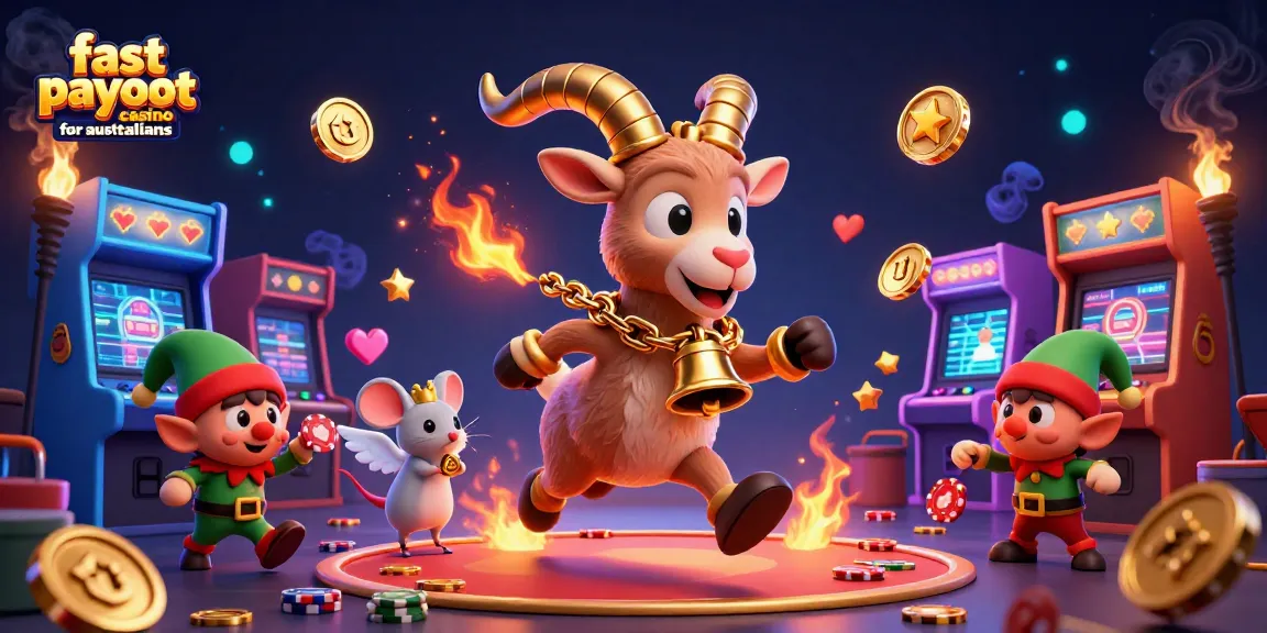 Experience the excitement of a fast payout casino for australians with thrilling characters and vibrant gaming elements.